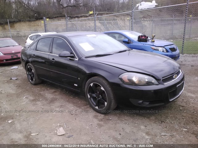 2G1WD58C969433365 - 2006 CHEVROLET IMPALA SUPER SPORT BLACK photo 1