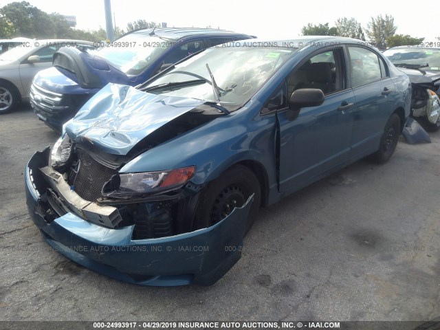 2HGFA1F36AH559209 - 2010 HONDA CIVIC VP BLUE photo 2