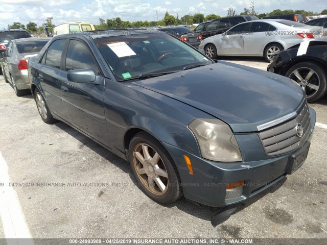 1G6DP567350147647 - 2005 CADILLAC CTS HI FEATURE V6 BLUE photo 1