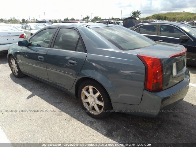 1G6DP567350147647 - 2005 CADILLAC CTS HI FEATURE V6 BLUE photo 3