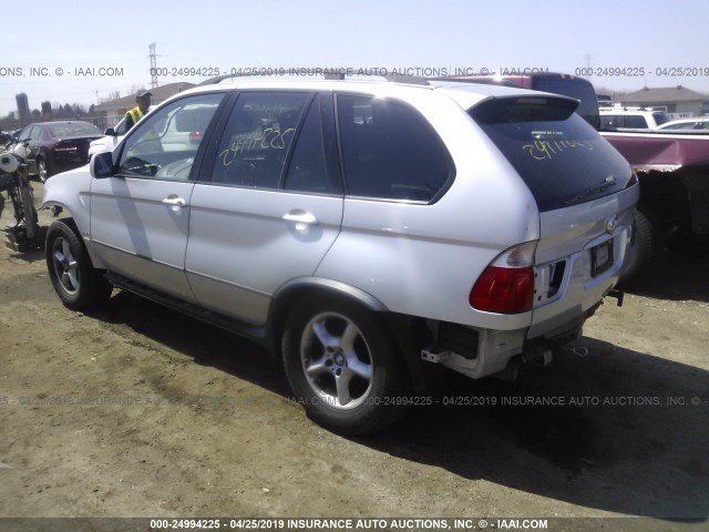 5UXFB93543LN79771 - 2003 BMW X5 4.6IS SILVER photo 3