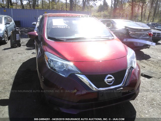 3N1CE2CPXHL359439 - 2017 NISSAN VERSA NOTE S/S PLUS/SV/SL/SR RED photo 6