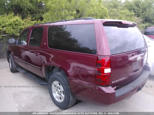 3GNFC16J98G181993 - 2008 CHEVROLET SUBURBAN C1500  LS MAROON photo 3