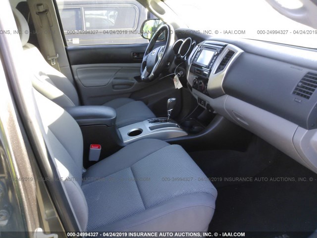 3TMJU4GN3FM192120 - 2015 TOYOTA TACOMA DOUBLE CAB PRERUNNER GRAY photo 5