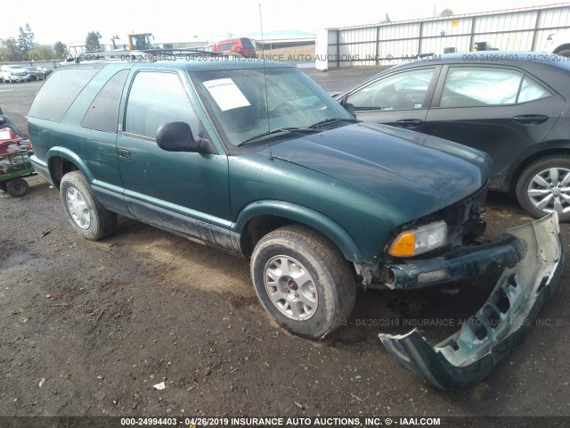 1GKCT18W6TK506657 - 1996 GMC JIMMY GREEN photo 1