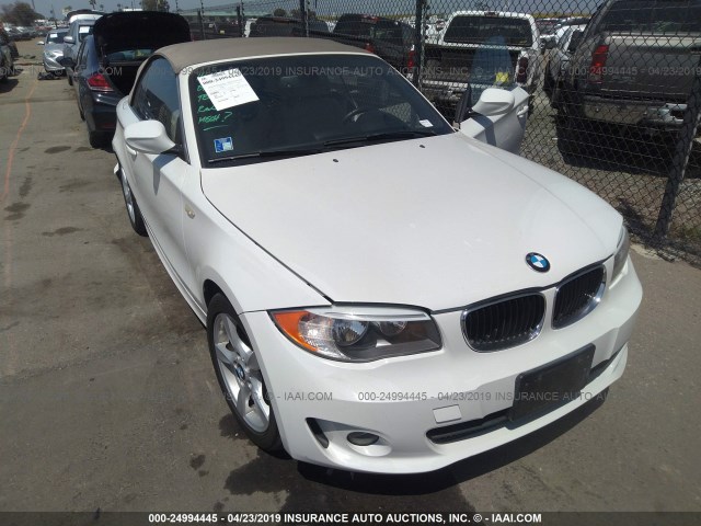 WBAUN1C5XCVR00263 - 2012 BMW 128 I WHITE photo 1