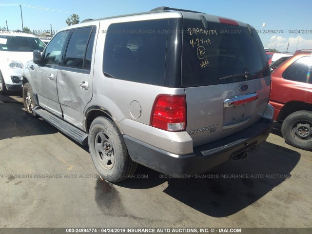 1FMFU15L83LA87362 - 2003 FORD EXPEDITION XLT GRAY photo 3