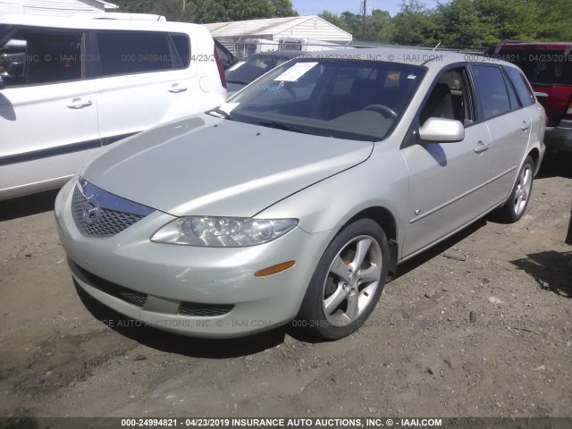 1YVFP82D545N67120 - 2004 MAZDA 6 S GRAY photo 2