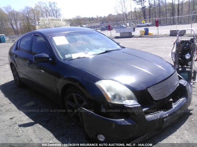 1N4BA41E06C847461 - 2006 NISSAN MAXIMA SE/SL BLACK photo 1