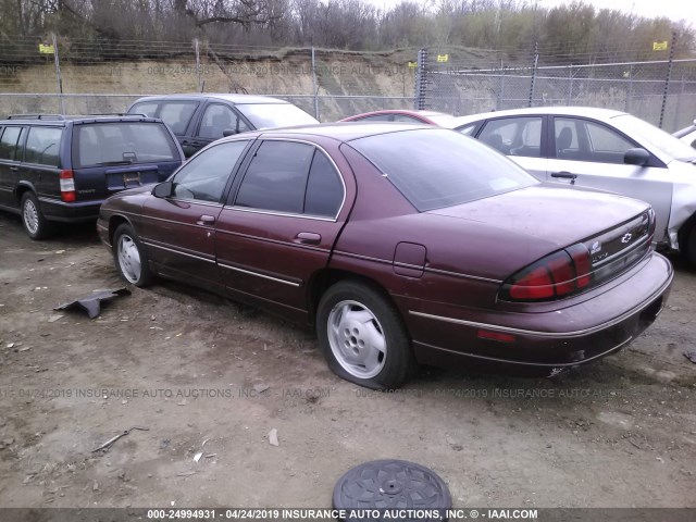 2G1WL52M0V9146869 - 1997 CHEVROLET LUMINA LS MAROON photo 3