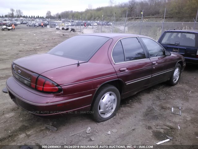 2G1WL52M0V9146869 - 1997 CHEVROLET LUMINA LS MAROON photo 4