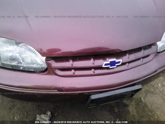 2G1WL52M0V9146869 - 1997 CHEVROLET LUMINA LS MAROON photo 6