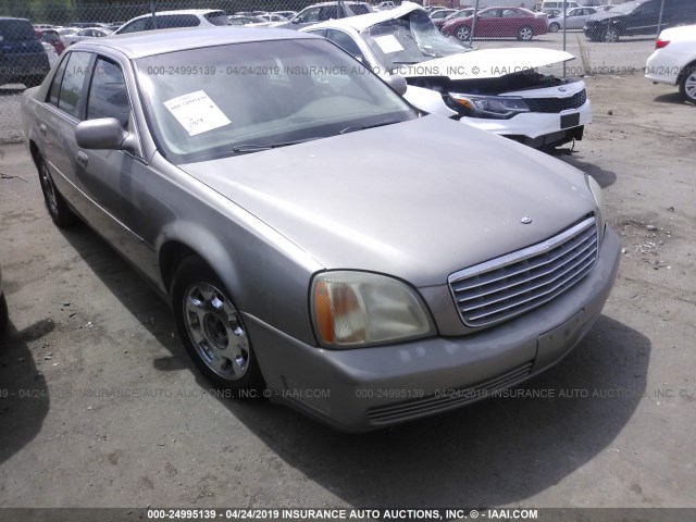 1G6KD54Y22U178856 - 2002 CADILLAC DEVILLE BEIGE photo 1