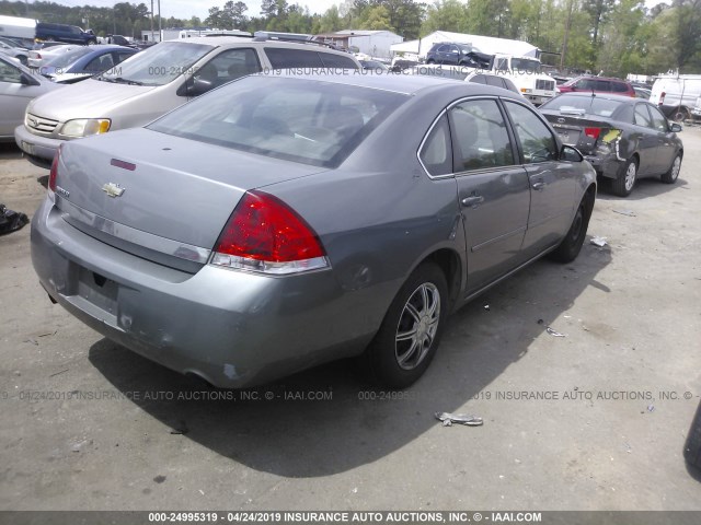 2G1WS581369415724 - 2006 CHEVROLET IMPALA POLICE GRAY photo 4