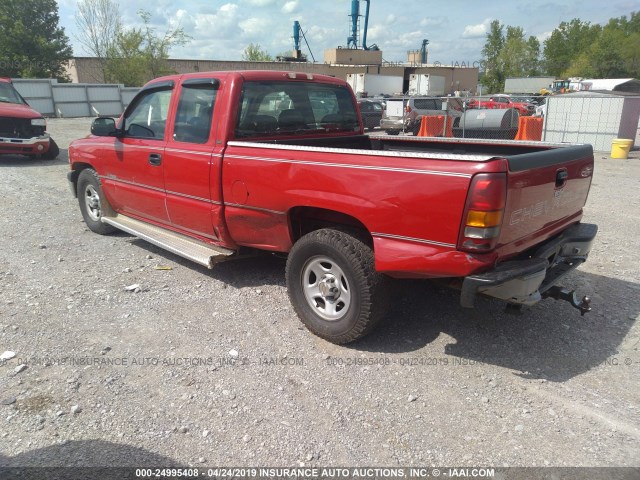 2GCEC19W011139061 - 2001 CHEVROLET SILVERADO C1500 RED photo 3