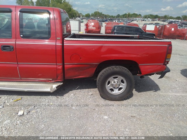 2GCEC19W011139061 - 2001 CHEVROLET SILVERADO C1500 RED photo 6