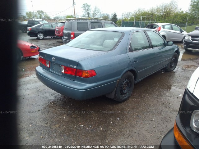 4T1BG22K91U768693 - 2001 TOYOTA CAMRY CE/LE/XLE BLUE photo 4