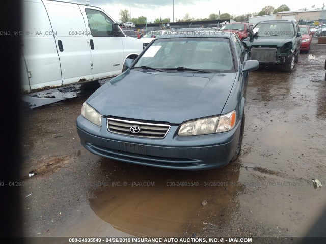 4T1BG22K91U768693 - 2001 TOYOTA CAMRY CE/LE/XLE BLUE photo 6