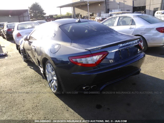 ZAMGJ45A990042308 - 2009 MASERATI GRANTURISMO  BLUE photo 3