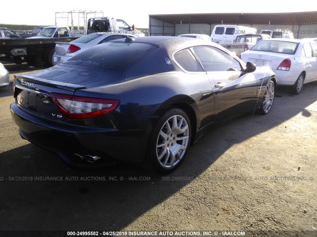 ZAMGJ45A990042308 - 2009 MASERATI GRANTURISMO  BLUE photo 4