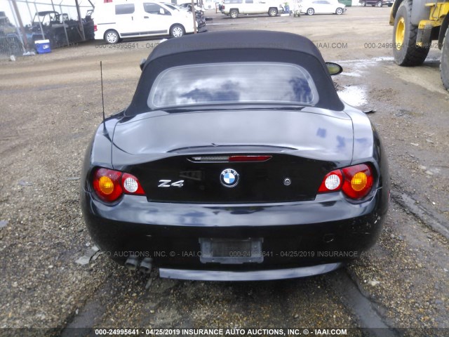 4USBT33403LS47287 - 2003 BMW Z4 2.5 BLACK photo 8