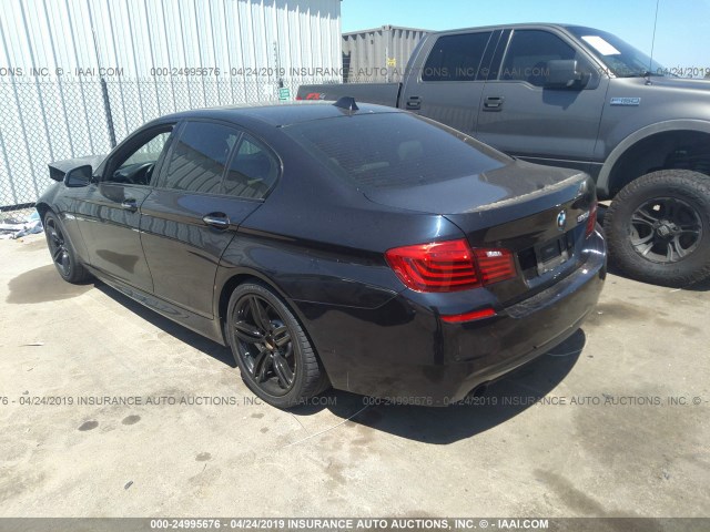 WBA5B1C51ED484528 - 2014 BMW 535 I BLACK photo 3