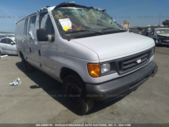 1FTNE24W16DA12581 - 2006 FORD ECONOLINE E250 VAN WHITE photo 1