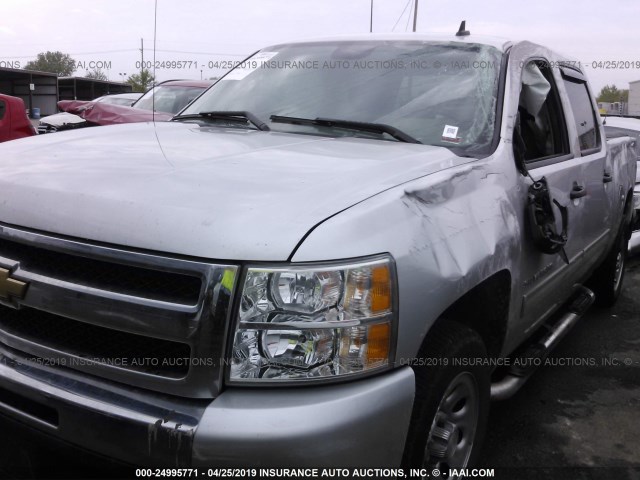 3GCPCREA4BG163115 - 2011 CHEVROLET SILVERADO C1500  LS SILVER photo 6