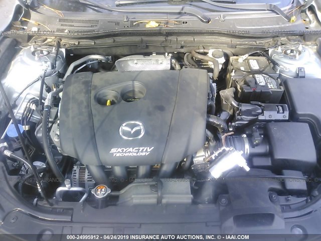 3MZBN1L32JM164822 - 2018 MAZDA 3 TOURING SILVER photo 10