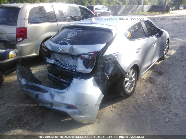 3MZBN1L32JM164822 - 2018 MAZDA 3 TOURING SILVER photo 4