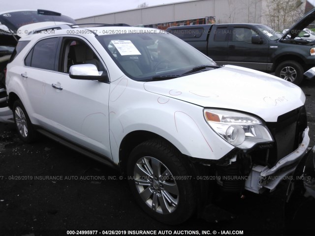 2CNFLGEW2A6294092 - 2010 CHEVROLET EQUINOX LTZ WHITE photo 1