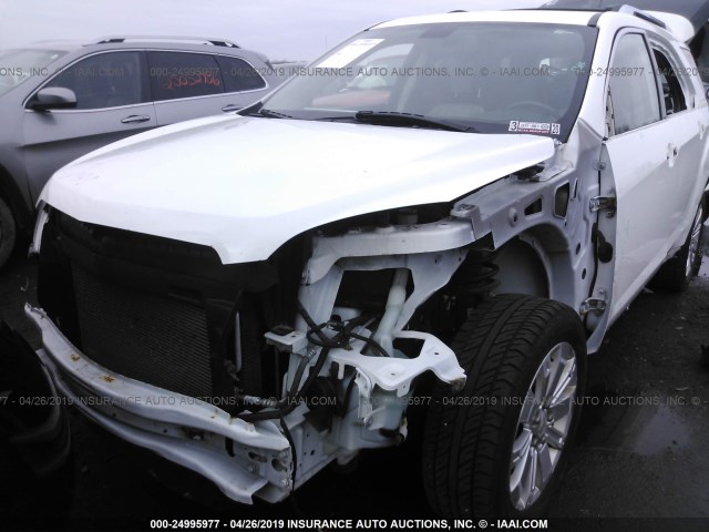 2CNFLGEW2A6294092 - 2010 CHEVROLET EQUINOX LTZ WHITE photo 6