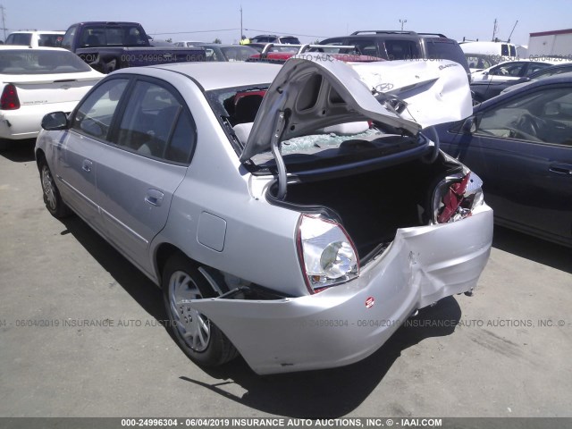 KMHDN46D75U068859 - 2005 HYUNDAI ELANTRA GLS/GT SILVER photo 3