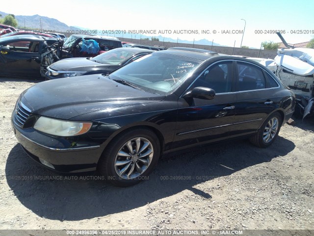 KMHFC46F56A052548 - 2006 HYUNDAI AZERA SE/LIMITED BLACK photo 2