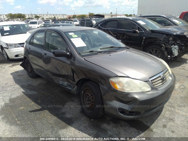 2T1BR32E27C795948 - 2007 TOYOTA COROLLA CE/LE/S GRAY photo 1