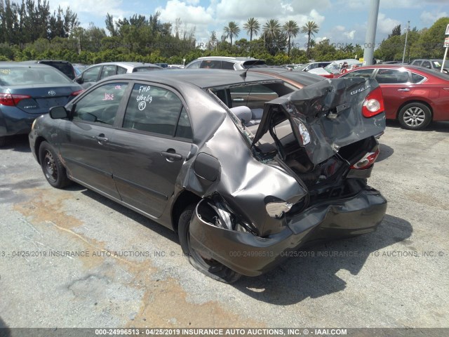 2T1BR32E27C795948 - 2007 TOYOTA COROLLA CE/LE/S GRAY photo 3