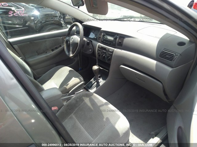 2T1BR32E27C795948 - 2007 TOYOTA COROLLA CE/LE/S GRAY photo 5