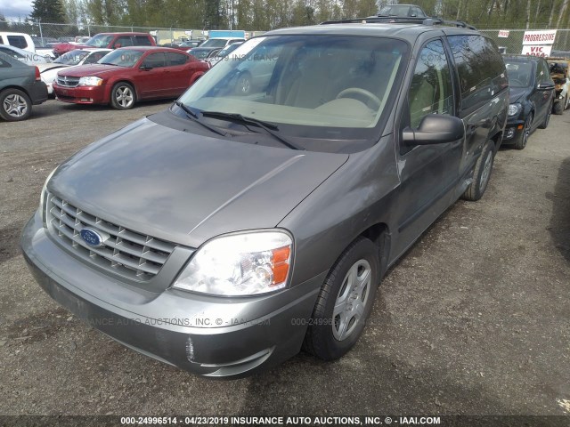 2FMZA51645BA01268 - 2005 FORD FREESTAR SE GRAY photo 2