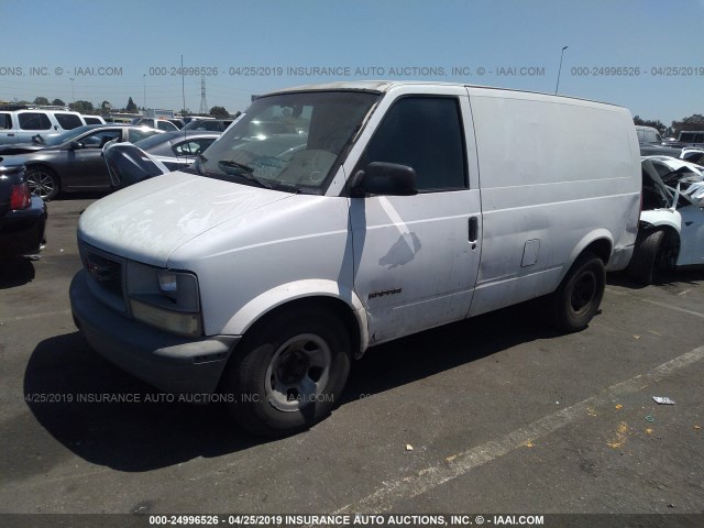 1GTDM19W3YB517148 - 2000 GMC SAFARI XT WHITE photo 2