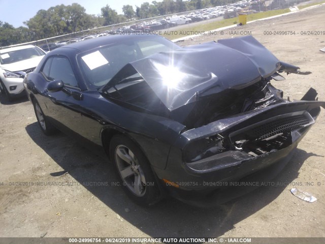 2C3CDYAG2DH578666 - 2013 DODGE CHALLENGER SXT BLACK photo 1