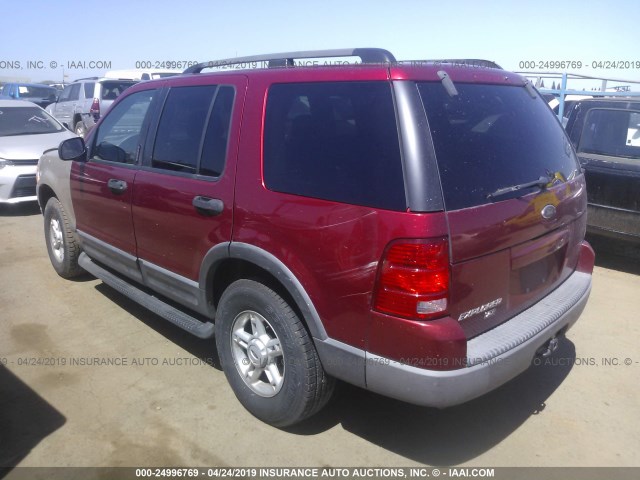 1FMZU63K53ZA59763 - 2003 FORD EXPLORER XLT/XLT SPORT/NBX Qırmızı foto 3