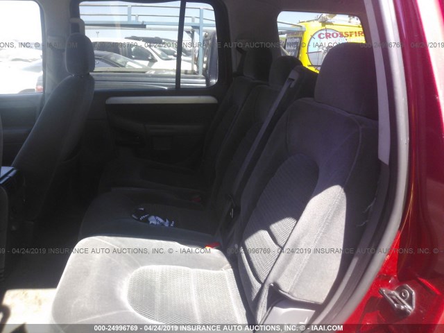 1FMZU63K53ZA59763 - 2003 FORD EXPLORER XLT/XLT SPORT/NBX Qırmızı foto 8
