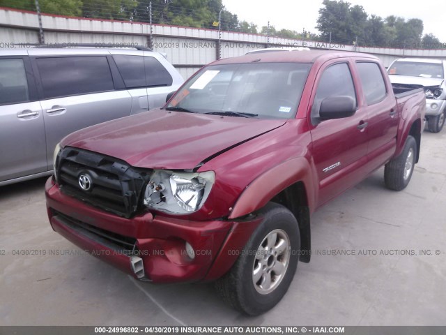 3TMJU62N08M062978 - 2008 TOYOTA TACOMA DOUBLE CAB PRERUNNER RED photo 2