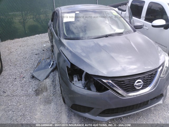 3N1AB7AP7JL624582 - 2018 NISSAN SENTRA S/SV/SR/SL GRAY photo 1