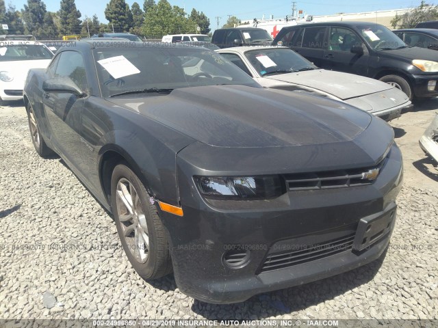 2G1FE1E35E9135453 - 2014 CHEVROLET CAMARO LS GRAY photo 1