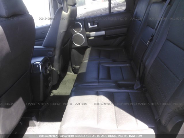 SALAE25498A447230 - 2008 LAND ROVER LR3 SE BLUE photo 8