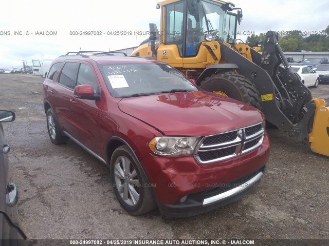 1D4RD4GG9BC698697 - 2011 DODGE DURANGO CREW RED photo 1