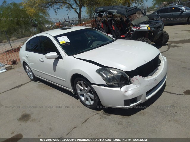 1N4BA41E98C823629 - 2008 NISSAN MAXIMA SE/SL WHITE photo 1