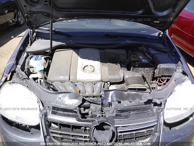 3VWEF71K17M076408 - 2007 VOLKSWAGEN JETTA WOLFSBURG 灰色 照片 10