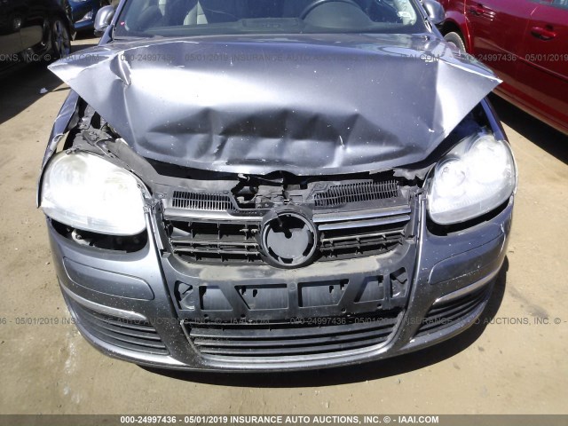 3VWEF71K17M076408 - 2007 VOLKSWAGEN JETTA WOLFSBURG 灰色 照片 6